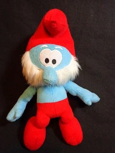 Los Pitufos PAPA PITUFO 14" Muñeca de peluche Nanco 2010 - Imagen 1 de 8