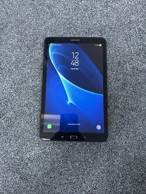 Samsung Galaxy Tab A 2016 SM-T585 Black 10.1" Android Tablet Hairline Crack - Image 1 of 4