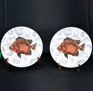 Fitz and Floyd Fischteller 8,25 Zoll - Bild 1 von 7