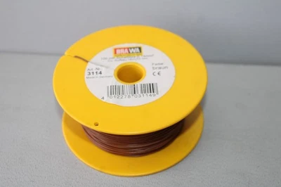 BRAWA 3114 Stranded Wire 0, 14mm ² Braun 328 1/12ft Gauge H0 Boxed - Image 1 of 2