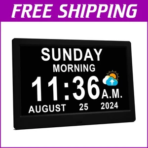 11.5 Inch High Definition Clock with Voice Announcements - Perfect for All Ages - Picture 1 of 8