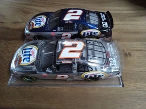 Rusty Wallace #2 Miller Lite Harley Davidson 1:24 Action Blue & Clear Diecasts - Picture 1 of 8