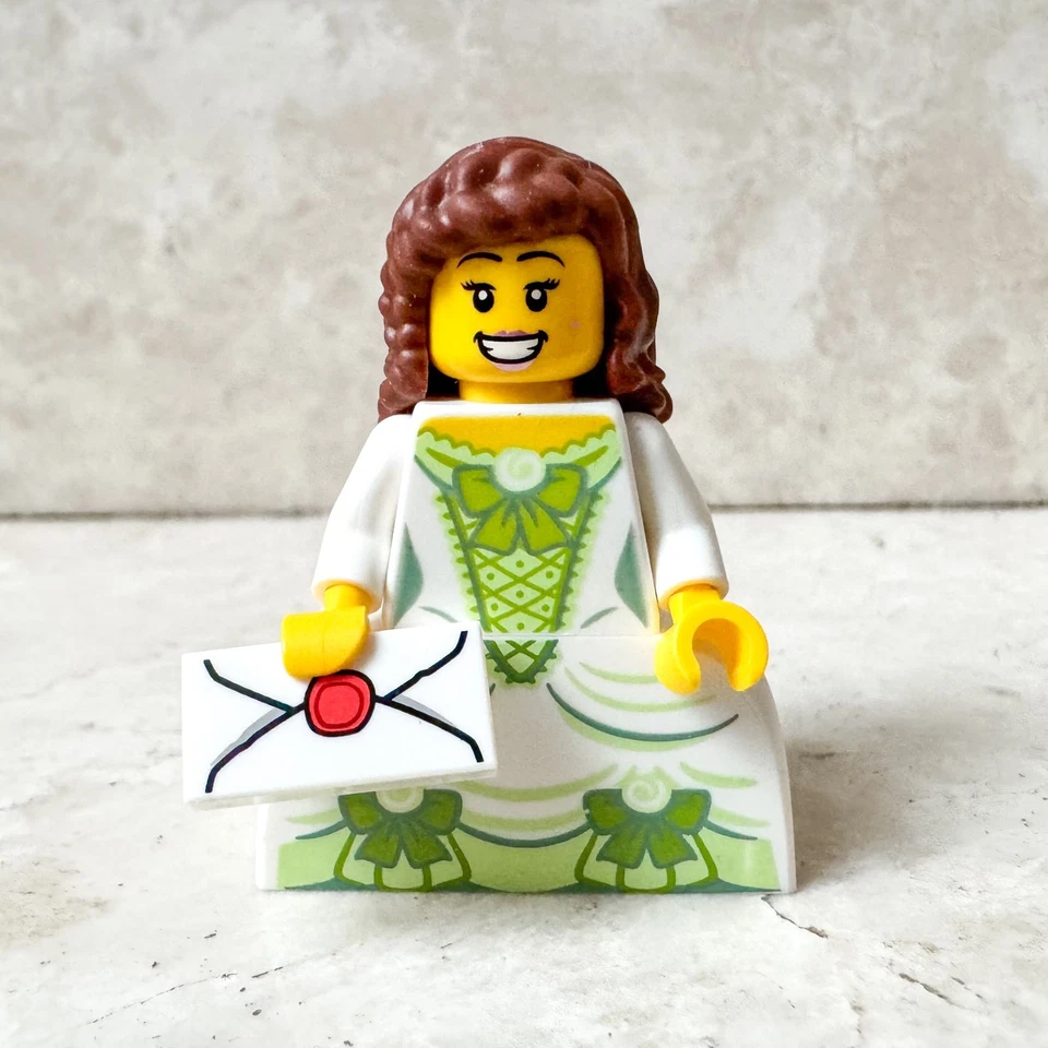 LEGO Castle Fantasy Dama Nobile Principessa Abito Corpetto Venezia Minifigure - Immagine 1 di 1