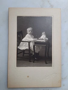 Ca. 1910 Photograph - Child with Doll, Lancaster PA - Picture 1 of 2