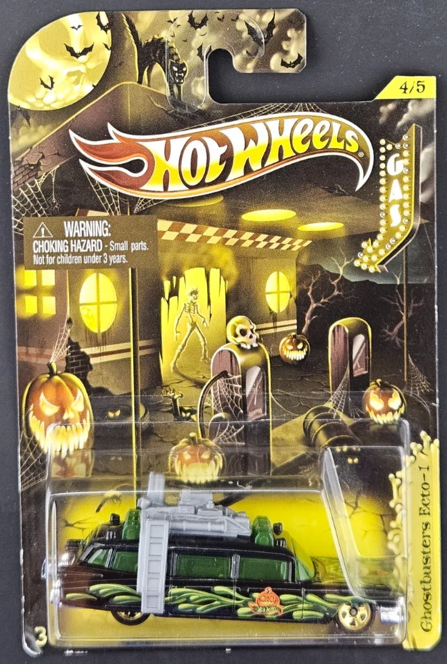 2012 Hot Wheels Kroger Exclusive Halloween Ghostbusters Ecto-1 with Protector - Image 1 of 1