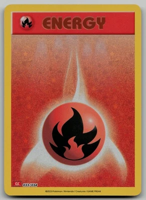 Basic Fire Energy Classic Collection Trading Card Game Classic 033/034 NM - Image 1 of 2
