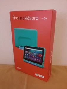 **BNIB BRAND NEW AMAZON FIRE HD8 KIDS PRO TABLET TEAL GREEN 32GB** - Picture 1 of 4