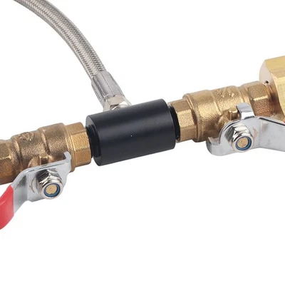 CO2 Refill Adapter With Hose Sturdy Easy Install For Soda Tank - Bild 1 von 4