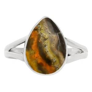 Natürliche indonesische Hummel 925 Sterling Silber Ring Gr.8 Schmuck R-1002 - Bild 1 von 5