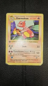 Pokémon Charmeleon 24/102 Base Set Shadowless First Edition - Picture 1 of 2