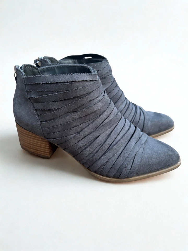 Botín Fergalicious Iggy gamuza gris talla 6 otoño moda Foto 1 de 4