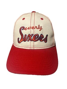 Cappello Berretto Regolabile Philadelphia 76ers "Seventy Sixers" Bianco Rosso - Foto 1 di 5