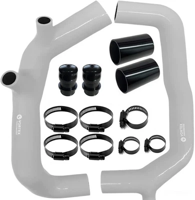 entradas para BMW 335 535 N54 silicona 2 pulgadas BLANCO Foto 1 de 4