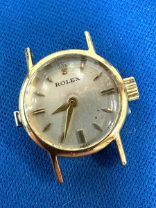 Rolex Orchid Damenuhr Vintage Cocktail 18k Gold Gehäuse Mechanisch Petite B129 - Bild 1 von 11