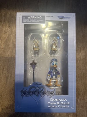 Figuras de acción Disney Kingdom Hearts Donald, Chip & Dale nuevas en caja diamantes coleccionables Foto 1 de 2