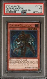 Yugioh Gagaga Magician ZTIN-ENV01 Ultimate Rare Limited Edition PSA 7 - Picture 1 of 2