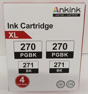 Cartucho de tinta negra Ankink Just Print 2X 270 PGBK 2X 271 cañón compatible - Imagen 1 de 5