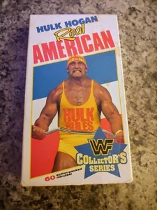 WWF Hulk Hogan Real American VHS Tape WWE Vintage 80s Wrestling NWO - Picture 1 of 1