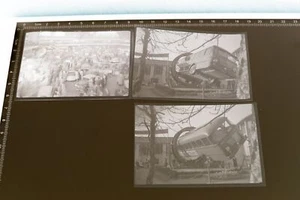 drei tolle alte Negative Automobil-Ausstellung 50er Jahre ?? Oldtimer Bus - Picture 1 of 6