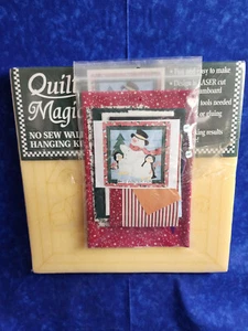 Quilt Magic No Sew Wall Hanging Kit #410 Winter Fun Sealed Snowman New - Picture 1 of 3