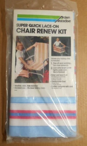 Arden Paradise Lawn Chair Lace-On Renew Kit White Blue Pink New - Picture 1 of 2