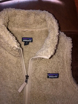 Chaleco PATAGONIA Niñas Los Gatos Polar Cremallera Completa Talla XL 14 Juvenil Marrón Tostado Gorpcore Foto 1 de 4