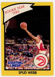 Spud Webb 1990 Kenner Starting Lineup Atlanta Hawks Basketball Card, NBA - Picture 1 of 2