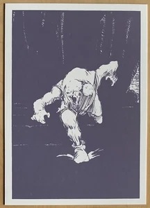 Druillet - "Retours" Superbe Sérigraphie format carte postale (10,5x15cm) -13/32 - Picture 1 of 1