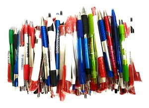 100ct Wholesale Mixed Lot Misprint Ball Point Retractable Click Pens - Picture 1 of 6