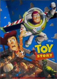 TOY STORY Affiche Cinéma ROULEE 53x40 Movie Poster PIXAR - Imagen 1 de 1
