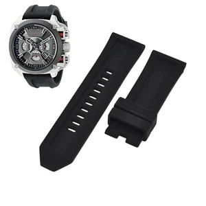 Bamf DZ7356 26mm Black Rubber Watch Strap For Diesel - Picture 1 of 7
