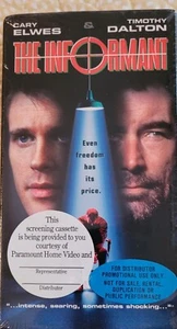 The Informant VHS Paramount 198 w/Timothy Dalton Mew Sealed - Picture 1 of 1