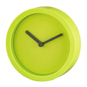 Hama Quarz-Wanduhr Grün 15 cm analoge Zeitanzeige geräuscharm Retro-Look Deko - Bild 1 von 1