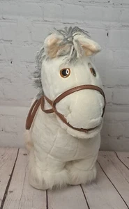 Coleco Kohlaufnäher Kinder weiß Showpferd Pony 1984 15,5 Zoll Vintage! - Bild 1 von 6
