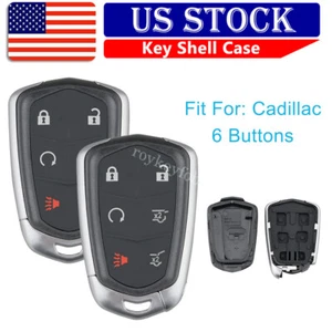 2 For 2015 2016 2017 2018 2019 2020 Cadillac Escalade ESV Remote Key Shell Case - Picture 1 of 8