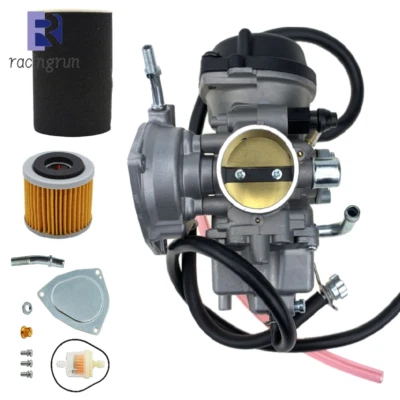 Carburador para Yamaha Raptor 350 YFM350R YFM350 R ATV 2004-2013 con filtro de aire Foto 1 de 4