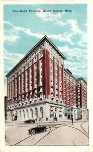 Postkarte Hotel Pantlind Grand Stromschnellen Michigan - Bild 1 von 2