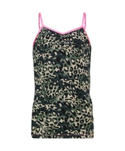 VINGINO Top Tanktop G121-2 Junglerules Singlet Multicolor Army Green Gr. M - Bild 1 von 1