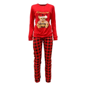 Pyjama De Noël Femme Long Fille Cadeau Noël Chaud Coton Oronero 5779 - Imagen 1 de 3