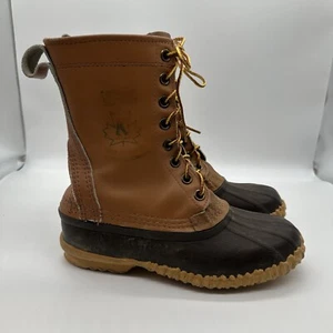 Botas Sorel Kaufman Saguenay Pato Para Hombre Talla 7 Hechas en Canadá Marrón - Imagen 1 de 8