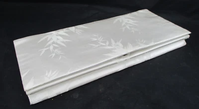 Raro Bolso sin asas de noche John Bell vintage mezcla de seda peine espejo patrón de bambú Foto 1 de 4