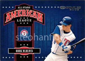 2005 Donruss All-Stars AL #5 Hank Blalock 0679/1000 Texas Rangers - Picture 1 of 1