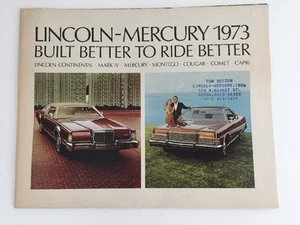 1973 Mercury Lincoln Car Dealer Sales Brochure Vintage - Picture 1 of 4