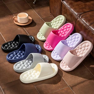 Wide Width Slippers for Women Couple Women Men Solid Shower Room Home Non Slip - Picture 1 of 41
