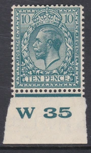 N44(3) 10d stumpf grünlich blau Block Cypher W35 Imperf UNMONTIERT POSTFRISCH/MNH - Bild 1 von 1