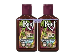2 x Reef Coconut Sunscreen Oil SPF30 Broad Spectrum Moderate Protection 125ml - Picture 1 of 6