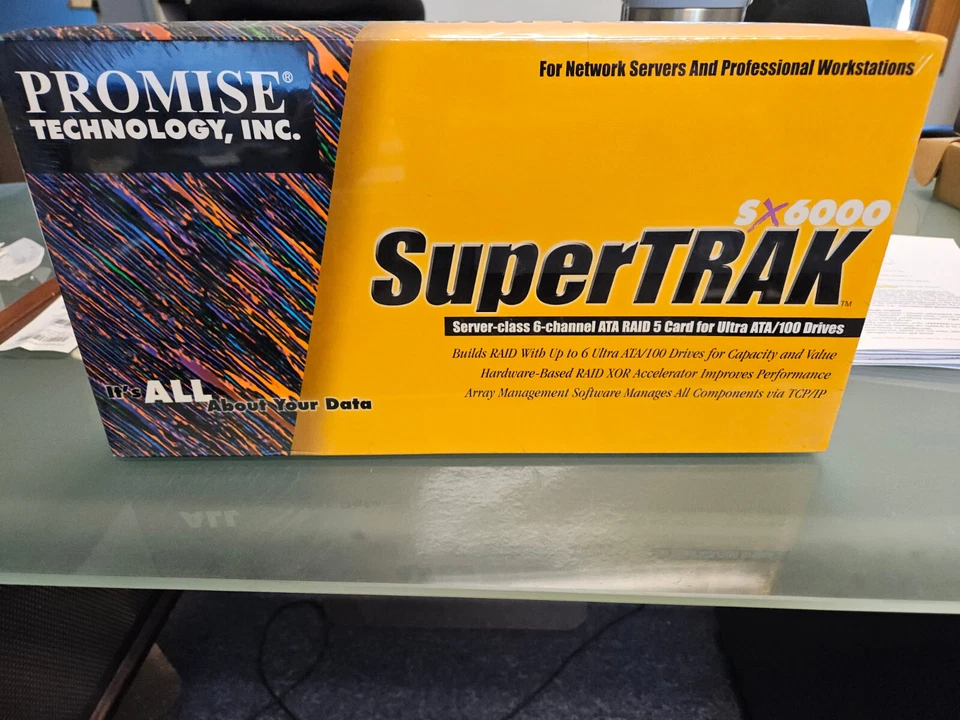 NEW! PROMISE SuperTRACK SX-6000 6 Channel RAID 5 controller - Image 1 of 3