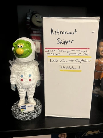Lake County Captains Astronaut Skipper Mascot 7" Bobblehead NEW Cover