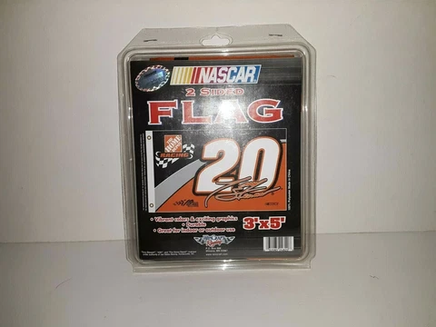 Tony Stewart NASCAR # 20 Home Depot Sponsor 3 x 5 Two Sided Flag Cover
