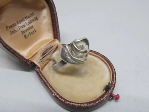 BEH RING Schweden 925 Silber Bengt Hallberg variabel Gr 56 Modernist sweden 70er - Imagen 1 de 9